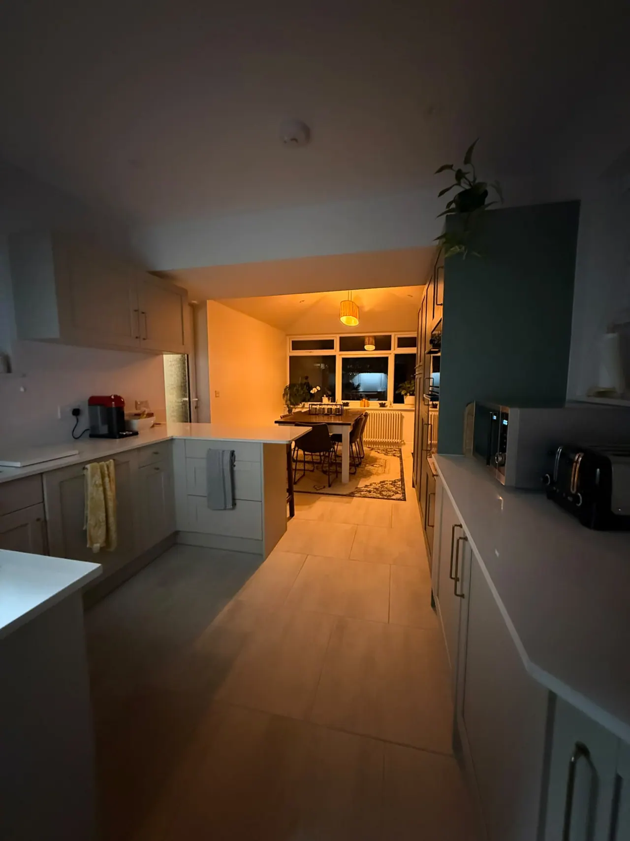 New kitchen installation in Essex with fitted units, worktops and flooring